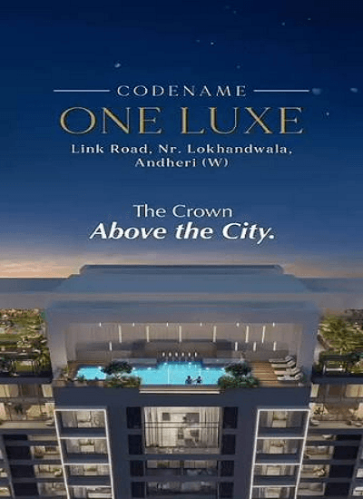Veena One Luxe - Elevation - View 6 Veena One Luxe at New Link Road, Andheri West - Luxury Residential Tower - View 6