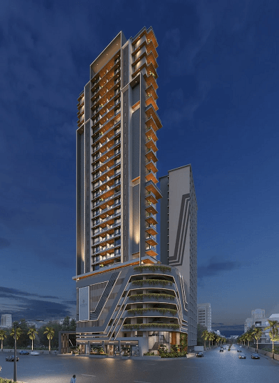 Alphaite Azure - Elevation - View 1 Alphaite Azure at Versova, Andheri West - Luxury Residential Tower - View 1