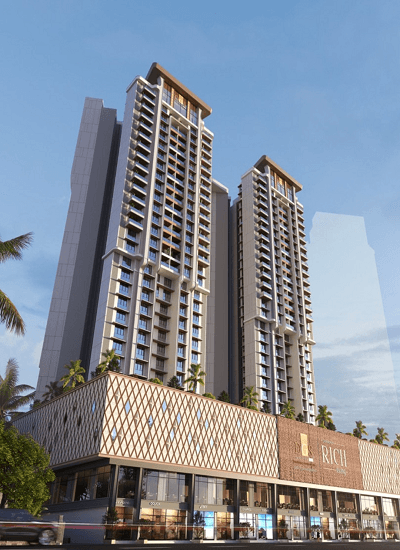 D.G.S. Sheetal Sky - Elevation - View 6 D.G.S. Sheetal Sky at Lokhandwala Complex - Luxury Residential Tower - View 6
