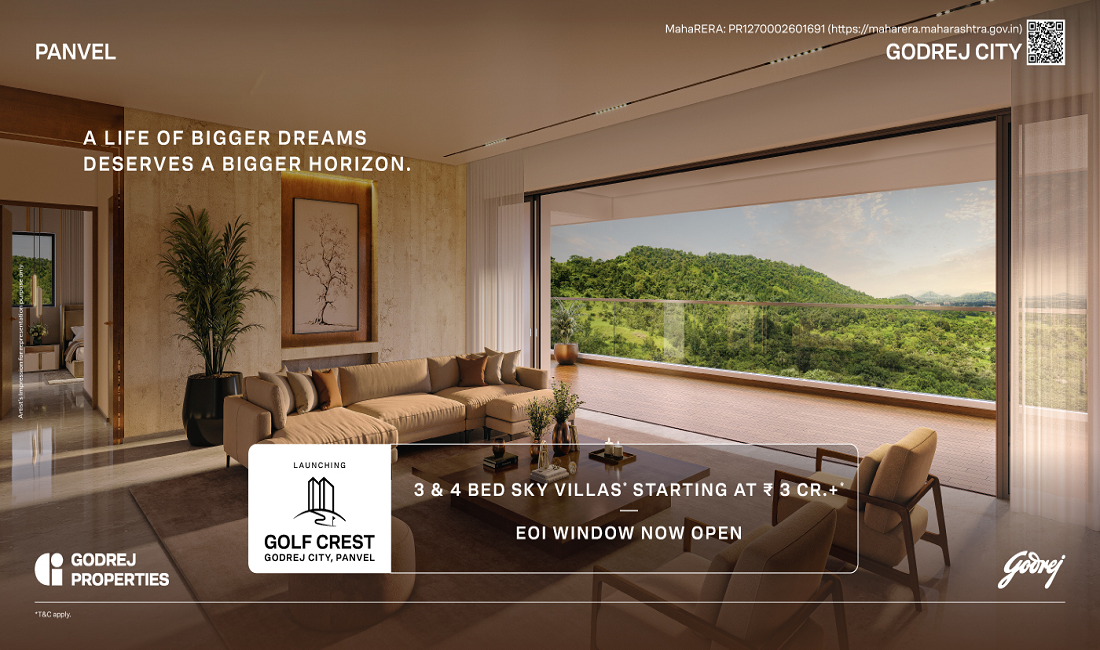 Godrej City - Exterior Facade & Architecture - View 1 Godrej City at Panvel, Navi Mumbai - Luxury Residential Architecture & Elevation - View 1
