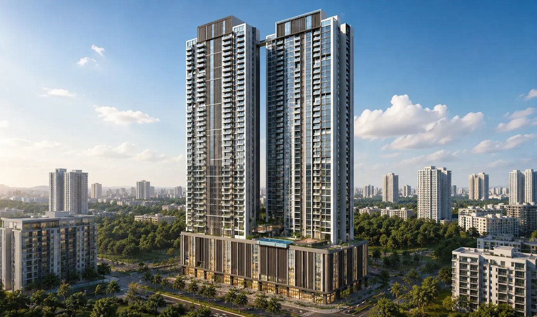 Shapoorji Pallonji One Hills at Kandivali East - Luxury Residential Architecture & Elevation - View 3