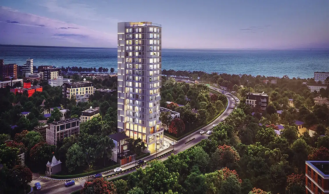 Platinum Oceanic in Carter Road, Khar West - Luxury Residences Elevation