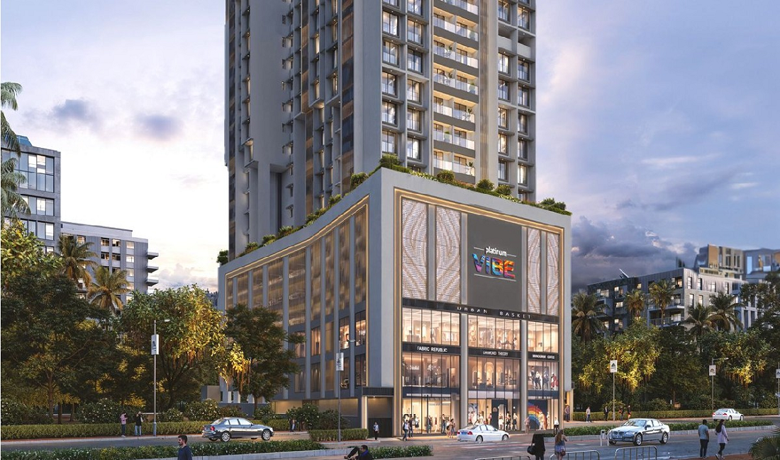 Platinum Vibe - Project Elevation & Facade Platinum Vibe in Modeltown, Versova - Luxury Residences Elevation